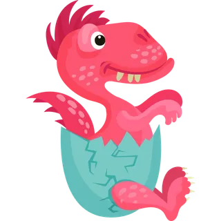 卡通恐龙生日宝宝宴派对素材恐龙派对免扣素材