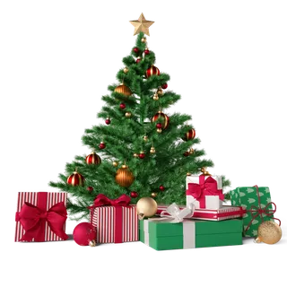 圣诞节平安夜圣诞树免扣素材圣诞元素