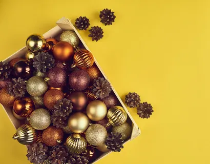 圣诞节垂直画幅场景圣诞装饰圣诞球(19)