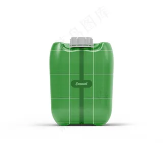 高密度聚乙烯塑料桶贴图模板