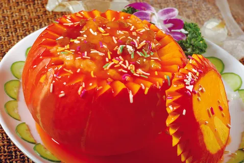 CXC02009金瓜八宝饭