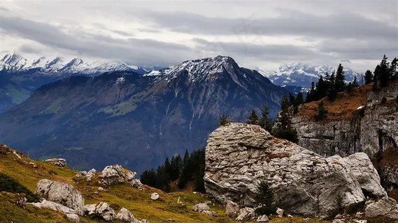 瑞士皮拉图斯山风景素材