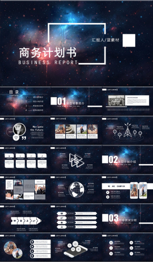星空科技商务计划书预览图