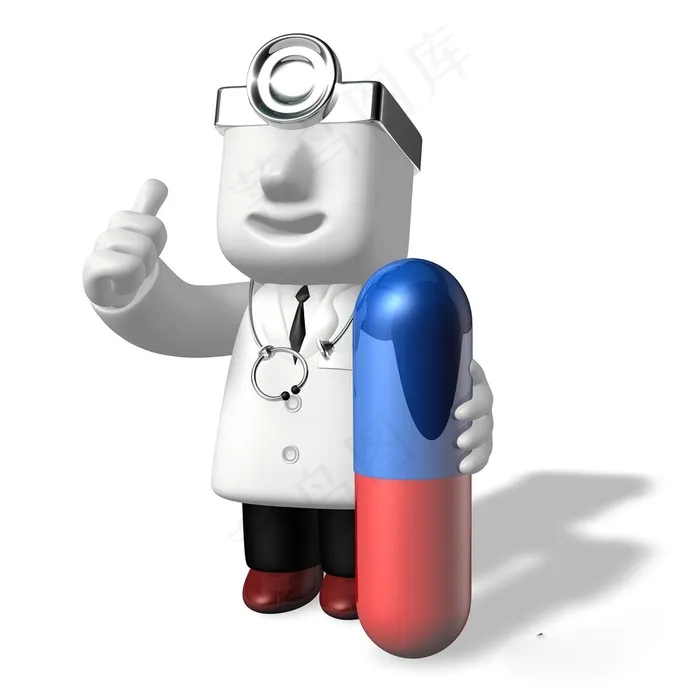 巨型胶囊与医生