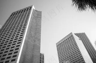 黑白建筑摄影图片