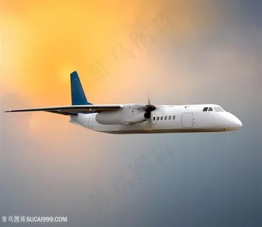 天空中飞翔的客机