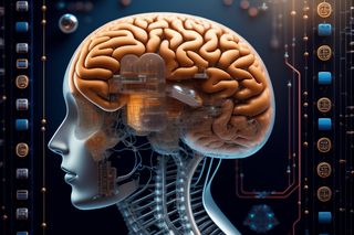 人脑机器人人类终极形态概念图