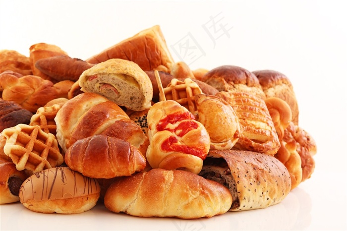 超多的美味面包