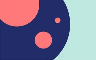 炫彩几何图形背景 几何艺术设计