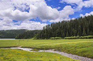 云南普达措国家公园风景高清素材图