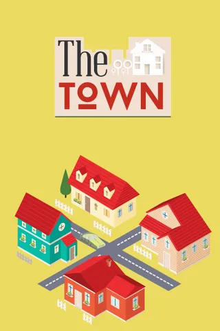 街道建筑矢量扁平插画