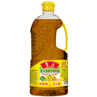 鲁花菜籽油900毫升超市商品白底图免抠实物摄影png格式图片透明底