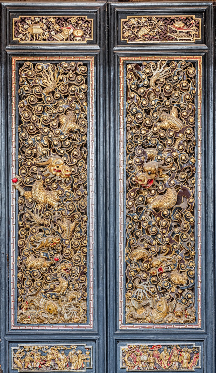 通海三圣宫木雕