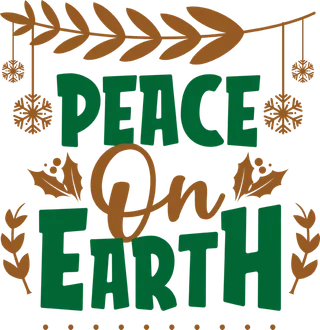 圣诞节字体平安夜主题字体设计