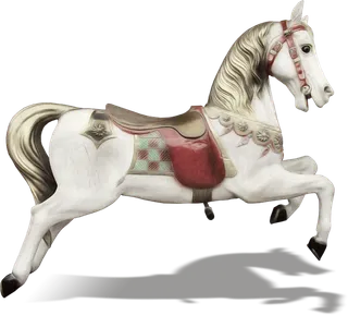 木马玩具剪贴画儿童节幼儿园卡通插画