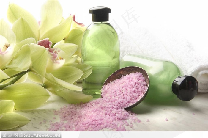 浴盐与鲜花