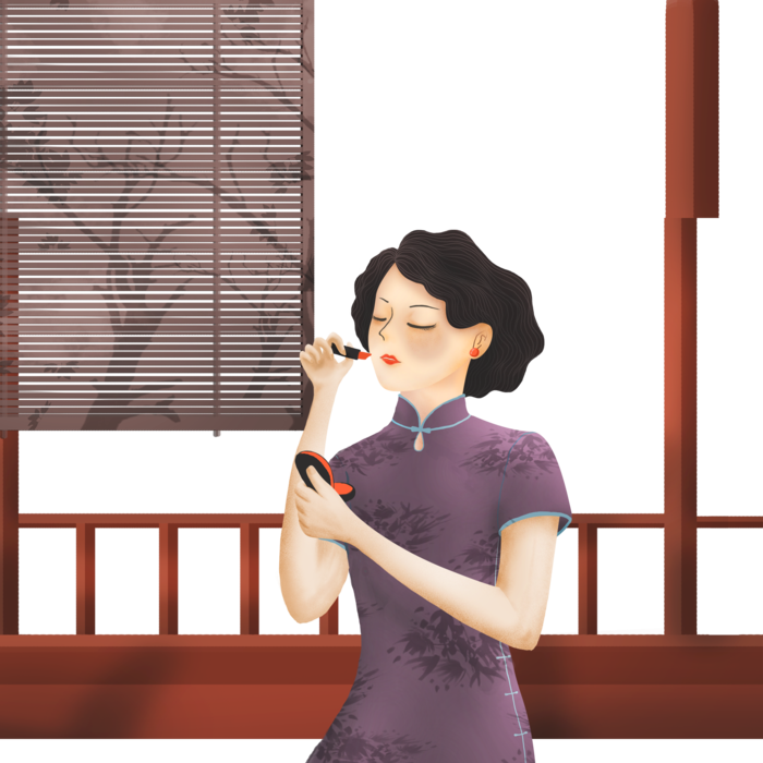 传统旗袍美女 (120)