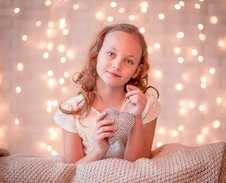 清新唯美可爱的女孩摄影图片