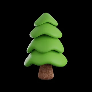 树植物图标3Dpng素材