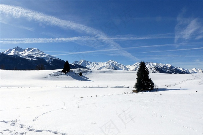雪山美丽风光