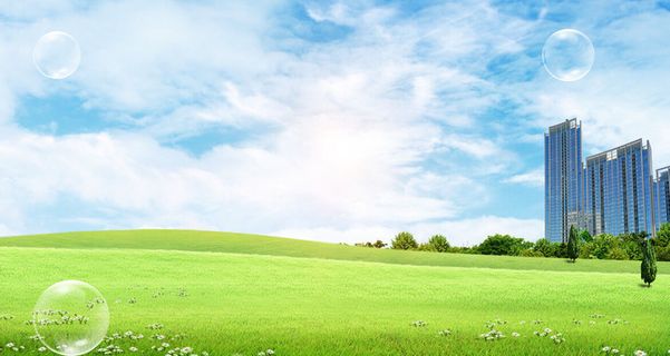 高清创意绿色环保背景图片公益海报展板宣传PSD分层平面设计素材