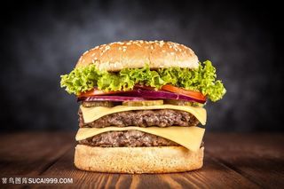 美食汉堡快餐高清图片
