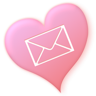 信件爱心粉色