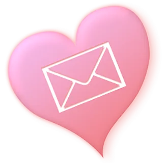 信件爱心粉色