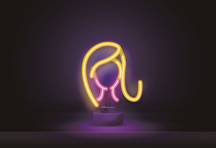 简洁霓虹灯模板eps,ai矢量模版下载