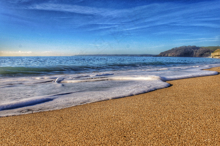 海岸风景摄影图