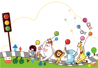 卡通 素材 人物 动画 插图