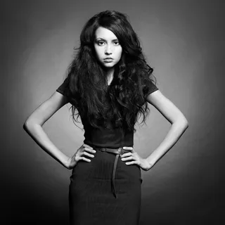 黑白风格美女图片