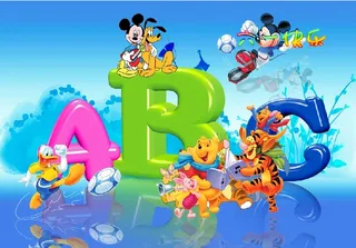 卡通儿童手绘背景墙