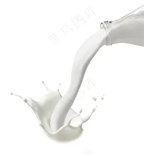 瓶子里倒出来喷溅的牛奶高清图 瓶子里倒出来喷溅的牛奶高清图