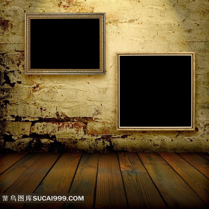 高清金色金属相框素材图片下载