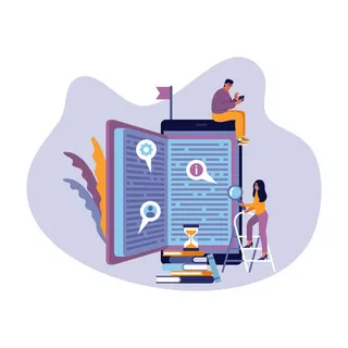 扁平化人物场景办公互联网等距ai矢量设计网页海报UI素材插画