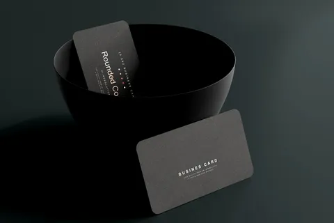 高端暗黑文具类文创VI样机模板