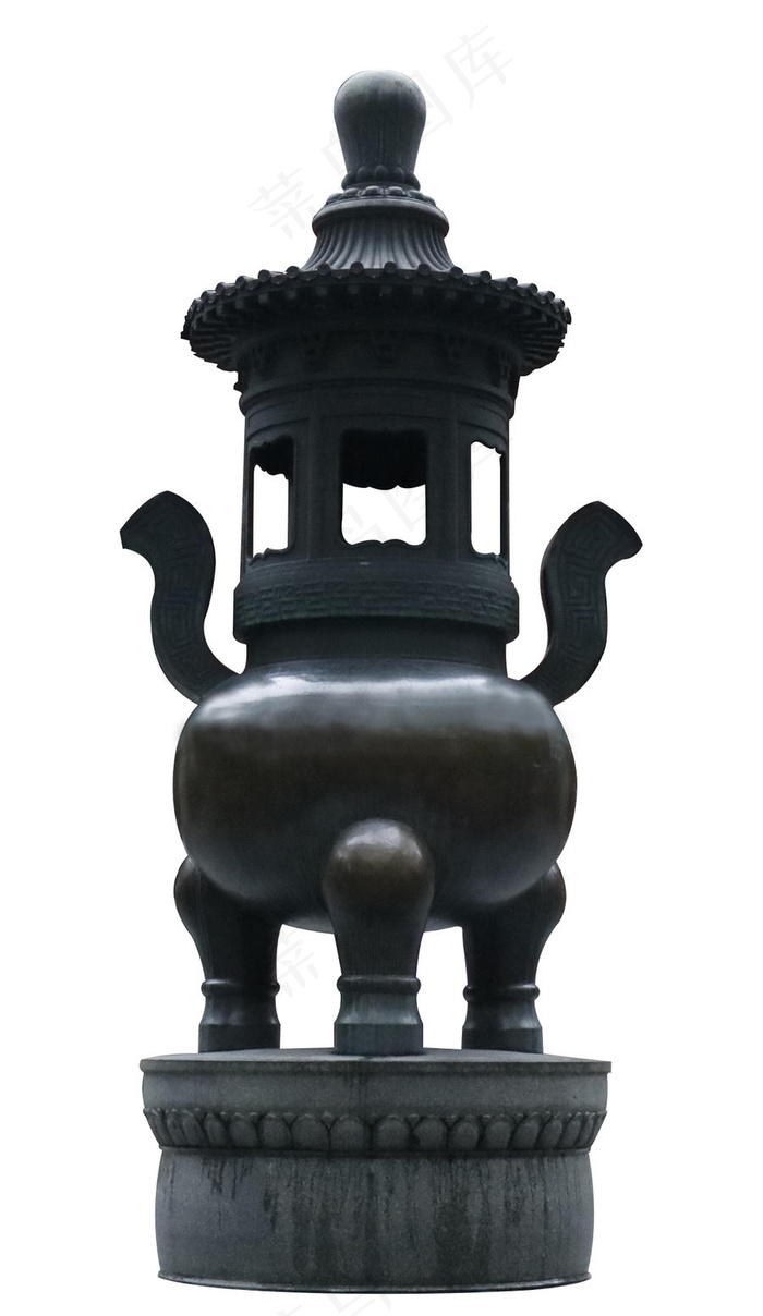 寺庙大型香炉青铜室外焚香铜炉中国风双耳三足香炉