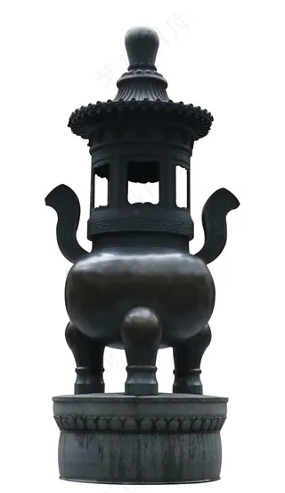 寺庙大型香炉青铜室外焚香铜炉中国风双耳三足香炉