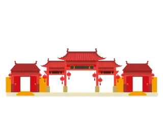 中国风格建筑