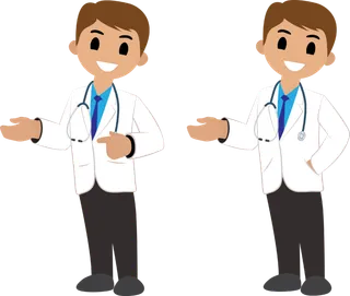 医生白衣天使卡通少儿兴趣班素材