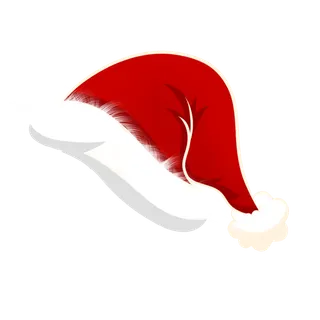 圣诞红色圣诞帽