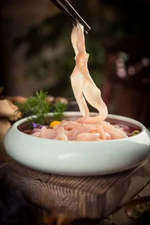 火锅菜品配菜鸭肠鹅肠鸡肠