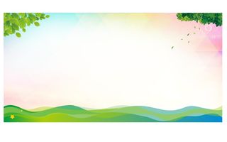 炫彩清新绿色展板背景