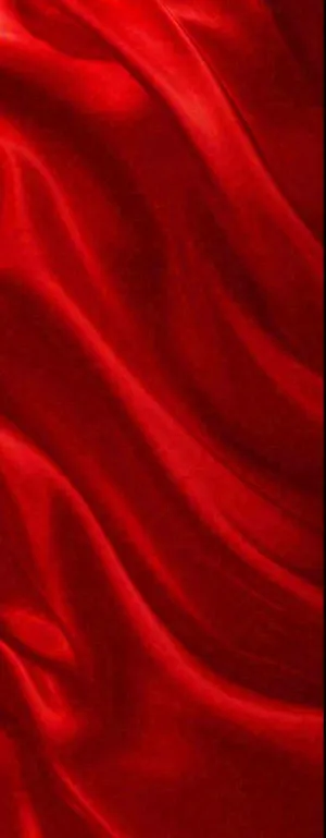 红色丝绸纹理背景，中国红