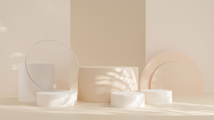 电商产品3D立体背景图主图场景 