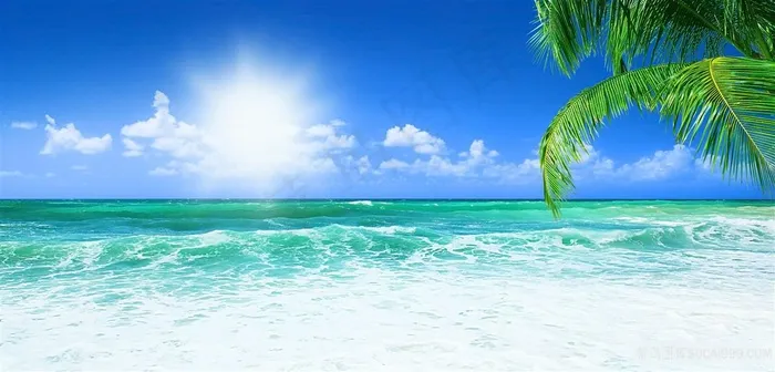 唯美碧海蓝天图片