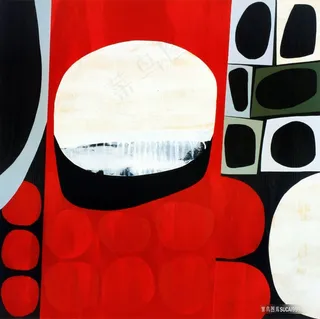 艺术油画抽象几何装饰画