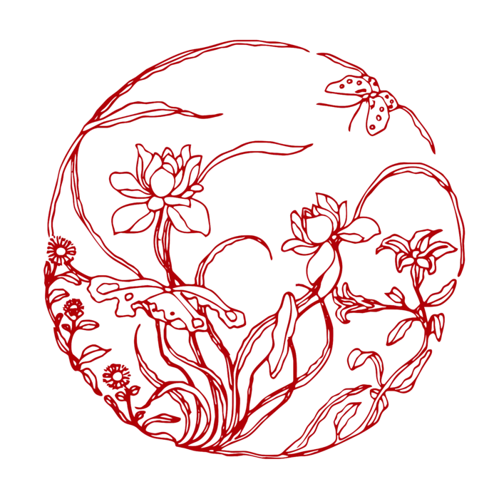 红色喜庆简约风传统吉祥纹样纹路纹理免扣PNG素材图片 (34)