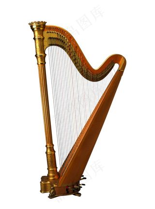 高清竖琴图片